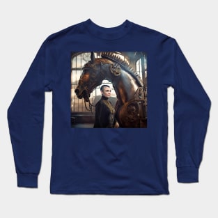 Sinead O'Connor Troy Steampunk Long Sleeve T-Shirt